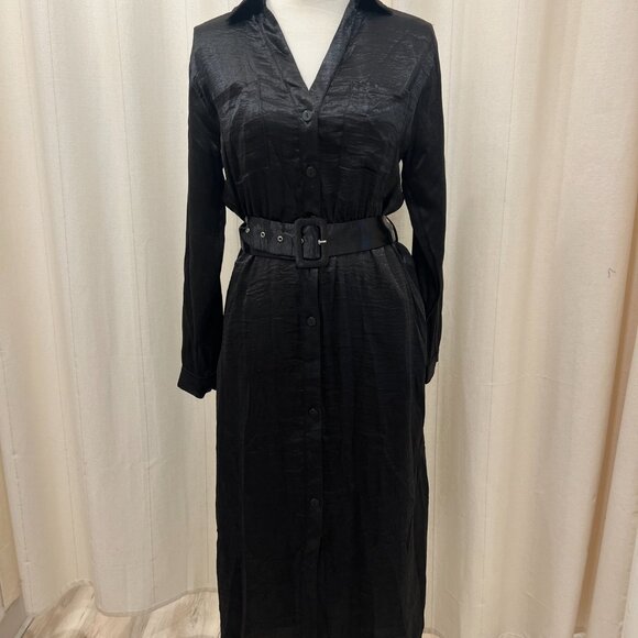 HYFVE - Satin Shirt Dress - Picture 2 of 4